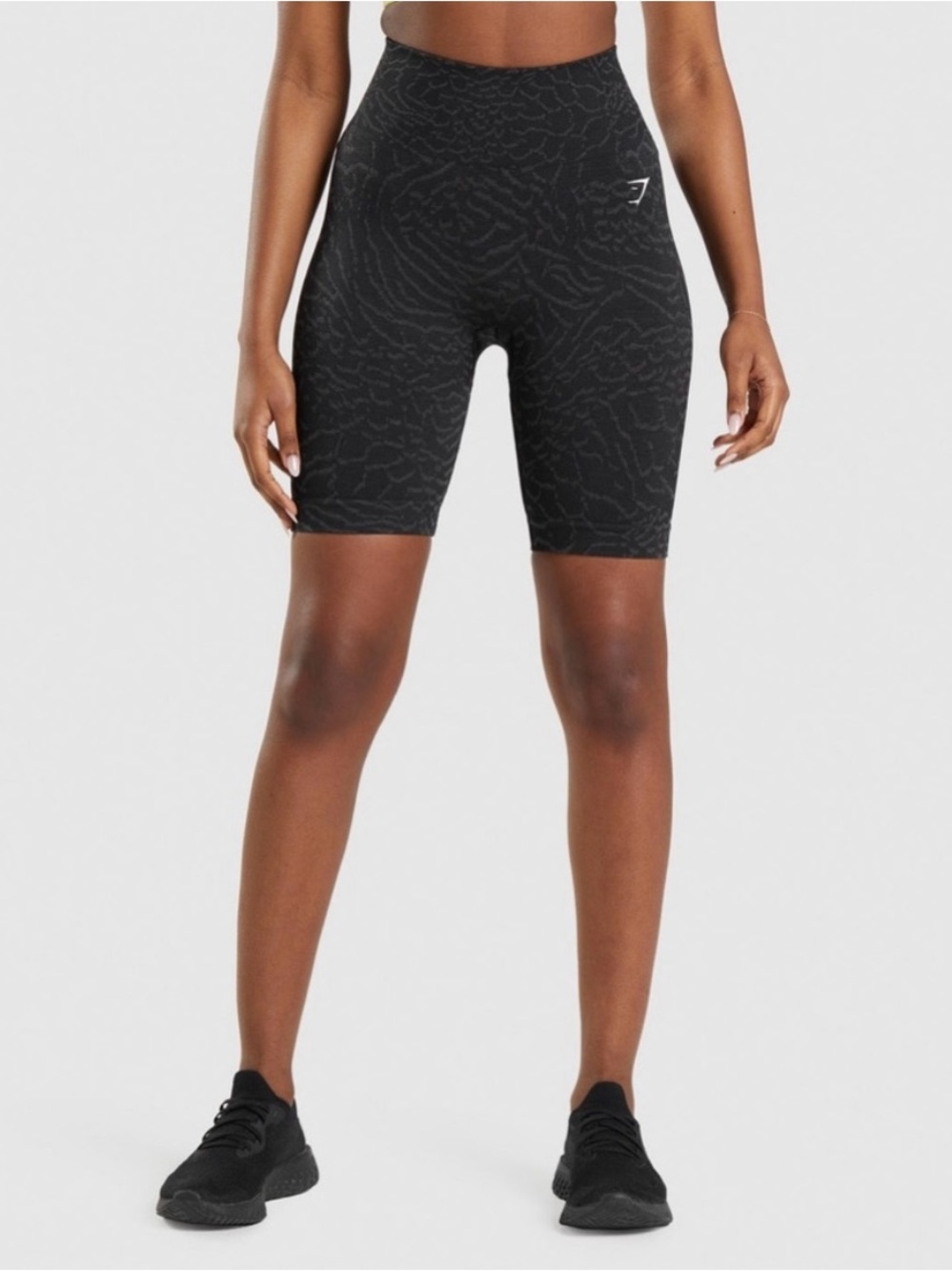 Gymshark adapt animal seamless bike shorts women’s M medium cycling black biker